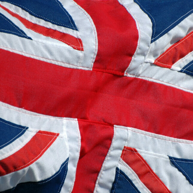 Storbritannia sitt flagg. Bilde