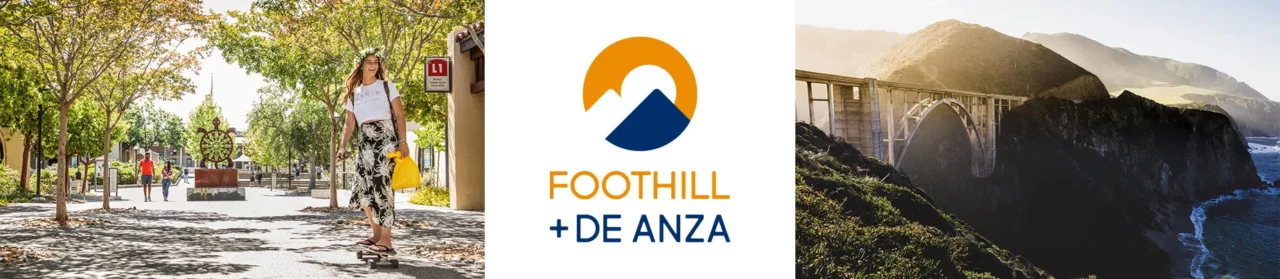 Bildekollasj for Foothill-De Anza Community Colleges.